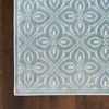 image:imageNourison Home Washable Charm Beige Ivory 3 x 5 Area Rug  Easy Clean Non Shedding Bed Room Living Room Dining Room Kitchen 3 x 5Blue Ivory