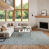 image:imageNourison Home Washable Charm Beige Ivory 3 x 5 Area Rug  Easy Clean Non Shedding Bed Room Living Room Dining Room Kitchen 3 x 5Blue Ivory
