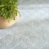 image:imageNourison Home Washable Charm Beige Ivory 3 x 5 Area Rug  Easy Clean Non Shedding Bed Room Living Room Dining Room Kitchen 3 x 5Blue Ivory