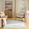 image:imageNourison Home Washable Charm Beige Ivory 3 x 5 Area Rug  Easy Clean Non Shedding Bed Room Living Room Dining Room Kitchen 3 x 5Blue Ivory