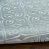 image:imageNourison Home Washable Charm Beige Ivory 3 x 5 Area Rug  Easy Clean Non Shedding Bed Room Living Room Dining Room Kitchen 3 x 5Blue Ivory