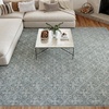 image:imageNourison Home Washable Charm Beige Ivory 3 x 5 Area Rug  Easy Clean Non Shedding Bed Room Living Room Dining Room Kitchen 3 x 5Blue Ivory