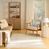 image:imageNourison Home Washable Charm Beige Ivory 3 x 5 Area Rug  Easy Clean Non Shedding Bed Room Living Room Dining Room Kitchen 3 x 5Ivory