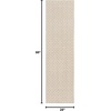 image:imageNourison Home Washable Charm Beige Ivory 3 x 5 Area Rug  Easy Clean Non Shedding Bed Room Living Room Dining Room Kitchen 3 x 5Silver Ivory