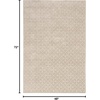 image:imageNourison Home Washable Charm Beige Ivory 3 x 5 Area Rug  Easy Clean Non Shedding Bed Room Living Room Dining Room Kitchen 3 x 5Silver Ivory