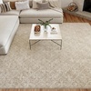 image:imageNourison Home Washable Charm Beige Ivory 3 x 5 Area Rug  Easy Clean Non Shedding Bed Room Living Room Dining Room Kitchen 3 x 5Silver Ivory