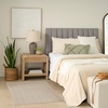 image:imageNourison Home Washable Charm Beige Ivory 3 x 5 Area Rug  Easy Clean Non Shedding Bed Room Living Room Dining Room Kitchen 3 x 5Silver Ivory