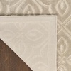 image:imageNourison Home Washable Charm Beige Ivory 3 x 5 Area Rug  Easy Clean Non Shedding Bed Room Living Room Dining Room Kitchen 3 x 5Silver Ivory