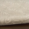 image:imageNourison Home Washable Charm Beige Ivory 3 x 5 Area Rug  Easy Clean Non Shedding Bed Room Living Room Dining Room Kitchen 3 x 5Silver Ivory