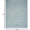 image:imageNourison Home Washable Essentials Aqua 53 x 73 Area Rug  Easy Clean Non Shedding Bed Room Living Room Dining Room Kitchen 5 x 7Aqua