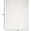 image:imageNourison Home Washable Essentials Aqua 53 x 73 Area Rug  Easy Clean Non Shedding Bed Room Living Room Dining Room Kitchen 5 x 7Ivory Grey