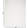 image:imageNourison Home Washable Essentials Aqua 53 x 73 Area Rug  Easy Clean Non Shedding Bed Room Living Room Dining Room Kitchen 5 x 7Ivory Grey