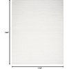 image:imageNourison Home Washable Essentials Aqua 53 x 73 Area Rug  Easy Clean Non Shedding Bed Room Living Room Dining Room Kitchen 5 x 7Ivory Grey
