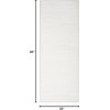 image:imageNourison Home Washable Essentials Aqua 53 x 73 Area Rug  Easy Clean Non Shedding Bed Room Living Room Dining Room Kitchen 5 x 7Ivory Grey