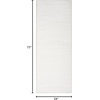 image:imageNourison Home Washable Essentials Aqua 53 x 73 Area Rug  Easy Clean Non Shedding Bed Room Living Room Dining Room Kitchen 5 x 7Ivory Grey