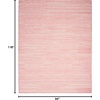 image:imageNourison Home Washable Essentials Aqua 53 x 73 Area Rug  Easy Clean Non Shedding Bed Room Living Room Dining Room Kitchen 5 x 7Pink