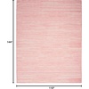 image:imageNourison Home Washable Essentials Aqua 53 x 73 Area Rug  Easy Clean Non Shedding Bed Room Living Room Dining Room Kitchen 5 x 7Pink
