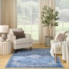 image:imageNourison Home Washables Pink 3 x 5 Area Rug  Easy Clean Non Shedding Bed Room Living Room Dining Room Kitchen 3 x 5Blue