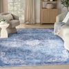 image:imageNourison Home Washables Pink 3 x 5 Area Rug  Easy Clean Non Shedding Bed Room Living Room Dining Room Kitchen 3 x 5Blue