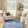 image:imageNourison Home Washables Pink 3 x 5 Area Rug  Easy Clean Non Shedding Bed Room Living Room Dining Room Kitchen 3 x 5Blue