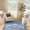 image:imageNourison Home Washables Pink 3 x 5 Area Rug  Easy Clean Non Shedding Bed Room Living Room Dining Room Kitchen 3 x 5Blue