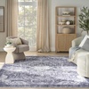 image:imageNourison Home Washables Pink 3 x 5 Area Rug  Easy Clean Non Shedding Bed Room Living Room Dining Room Kitchen 3 x 5Charcoal Grey