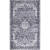 image:imageNourison Home Washables Pink 3 x 5 Area Rug  Easy Clean Non Shedding Bed Room Living Room Dining Room Kitchen 3 x 5Charcoal Grey