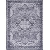 image:imageNourison Home Washables Pink 3 x 5 Area Rug  Easy Clean Non Shedding Bed Room Living Room Dining Room Kitchen 3 x 5Charcoal Grey