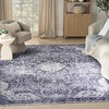 image:imageNourison Home Washables Pink 3 x 5 Area Rug  Easy Clean Non Shedding Bed Room Living Room Dining Room Kitchen 3 x 5Charcoal Grey