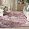 image:imageNourison Home Washables Pink 3 x 5 Area Rug  Easy Clean Non Shedding Bed Room Living Room Dining Room Kitchen 3 x 5Red