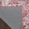image:imageNourison Home Washables Pink 3 x 5 Area Rug  Easy Clean Non Shedding Bed Room Living Room Dining Room Kitchen 3 x 5Red