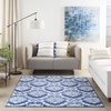 image:imageNourison Home Whimsicle Blue 3 x 5 Area Rug  Easy Clean Non Shedding Bed Room Living Room Dining Room Kitchen 3 x 5Blue