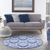 image:imageNourison Home Whimsicle Blue 3 x 5 Area Rug  Easy Clean Non Shedding Bed Room Living Room Dining Room Kitchen 3 x 5Blue