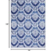 image:imageNourison Home Whimsicle Blue 3 x 5 Area Rug  Easy Clean Non Shedding Bed Room Living Room Dining Room Kitchen 3 x 5Blue