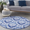image:imageNourison Home Whimsicle Blue 3 x 5 Area Rug  Easy Clean Non Shedding Bed Room Living Room Dining Room Kitchen 3 x 5Blue