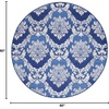 image:imageNourison Home Whimsicle Blue 3 x 5 Area Rug  Easy Clean Non Shedding Bed Room Living Room Dining Room Kitchen 3 x 5Blue