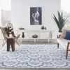 image:imageNourison Home Whimsicle Blue 3 x 5 Area Rug  Easy Clean Non Shedding Bed Room Living Room Dining Room Kitchen 3 x 5IvoryNavy