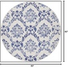 image:imageNourison Home Whimsicle Blue 3 x 5 Area Rug  Easy Clean Non Shedding Bed Room Living Room Dining Room Kitchen 3 x 5IvoryNavy