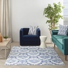 image:imageNourison Home Whimsicle Blue 3 x 5 Area Rug  Easy Clean Non Shedding Bed Room Living Room Dining Room Kitchen 3 x 5IvoryNavy