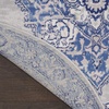 image:imageNourison Home Whimsicle Ivory Blue 3 x 5 Area Rug  Easy Clean Non Shedding Bed Room Living Room Dining Room Kitchen 3 x 5Grey Blue