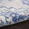 image:imageNourison Home Whimsicle Ivory Blue 3 x 5 Area Rug  Easy Clean Non Shedding Bed Room Living Room Dining Room Kitchen 3 x 5Grey Blue