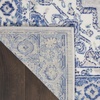 image:imageNourison Home Whimsicle Ivory Blue 3 x 5 Area Rug  Easy Clean Non Shedding Bed Room Living Room Dining Room Kitchen 3 x 5Grey Blue