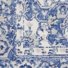 image:imageNourison Home Whimsicle Ivory Blue 3 x 5 Area Rug  Easy Clean Non Shedding Bed Room Living Room Dining Room Kitchen 3 x 5Grey Blue