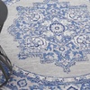image:imageNourison Home Whimsicle Ivory Blue 3 x 5 Area Rug  Easy Clean Non Shedding Bed Room Living Room Dining Room Kitchen 3 x 5Grey Blue