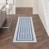 image:imageNourison Home Whimsicle Ivory Blue 3 x 5 Area Rug  Easy Clean Non Shedding Bed Room Living Room Dining Room Kitchen 3 x 5Ivory Blue