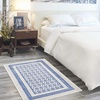 image:imageNourison Home Whimsicle Ivory Blue 3 x 5 Area Rug  Easy Clean Non Shedding Bed Room Living Room Dining Room Kitchen 3 x 5Ivory Blue