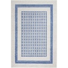 image:imageNourison Home Whimsicle Ivory Blue 3 x 5 Area Rug  Easy Clean Non Shedding Bed Room Living Room Dining Room Kitchen 3 x 5Ivory Blue