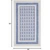 image:imageNourison Home Whimsicle Ivory Blue 3 x 5 Area Rug  Easy Clean Non Shedding Bed Room Living Room Dining Room Kitchen 3 x 5Ivory Blue