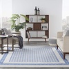 image:imageNourison Home Whimsicle Ivory Blue 3 x 5 Area Rug  Easy Clean Non Shedding Bed Room Living Room Dining Room Kitchen 3 x 5Ivory Blue