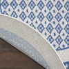 image:imageNourison Home Whimsicle Ivory Blue 3 x 5 Area Rug  Easy Clean Non Shedding Bed Room Living Room Dining Room Kitchen 3 x 5Ivory Blue